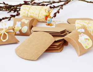 Pudełko poduszeczka - eko